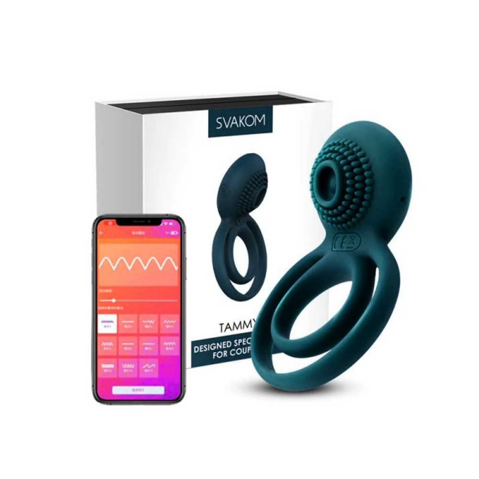 Beli SVAKOM Tammy Pro Double Ring couple's with APP / Svakom Cock Ring Tammy Original - BeautyIDN Toys