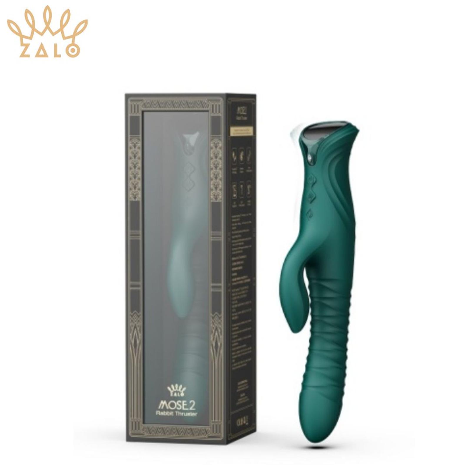 Beli Zalo Mose 2 Rabbit Thruster Vibrate / Zalo Thrusting Rabbit / Zalo Vibrating & Thruster Original - BeautyIDN Toys