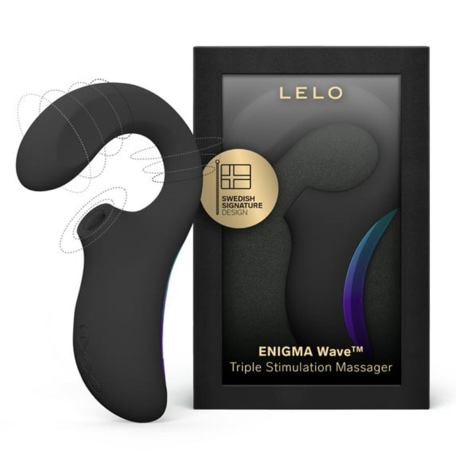 Beli LELO ENIGMA Wave Triple Stimulation G Rabbit Vibrat Waterproof USB Rechargeable Original - BeautyIDN Toys