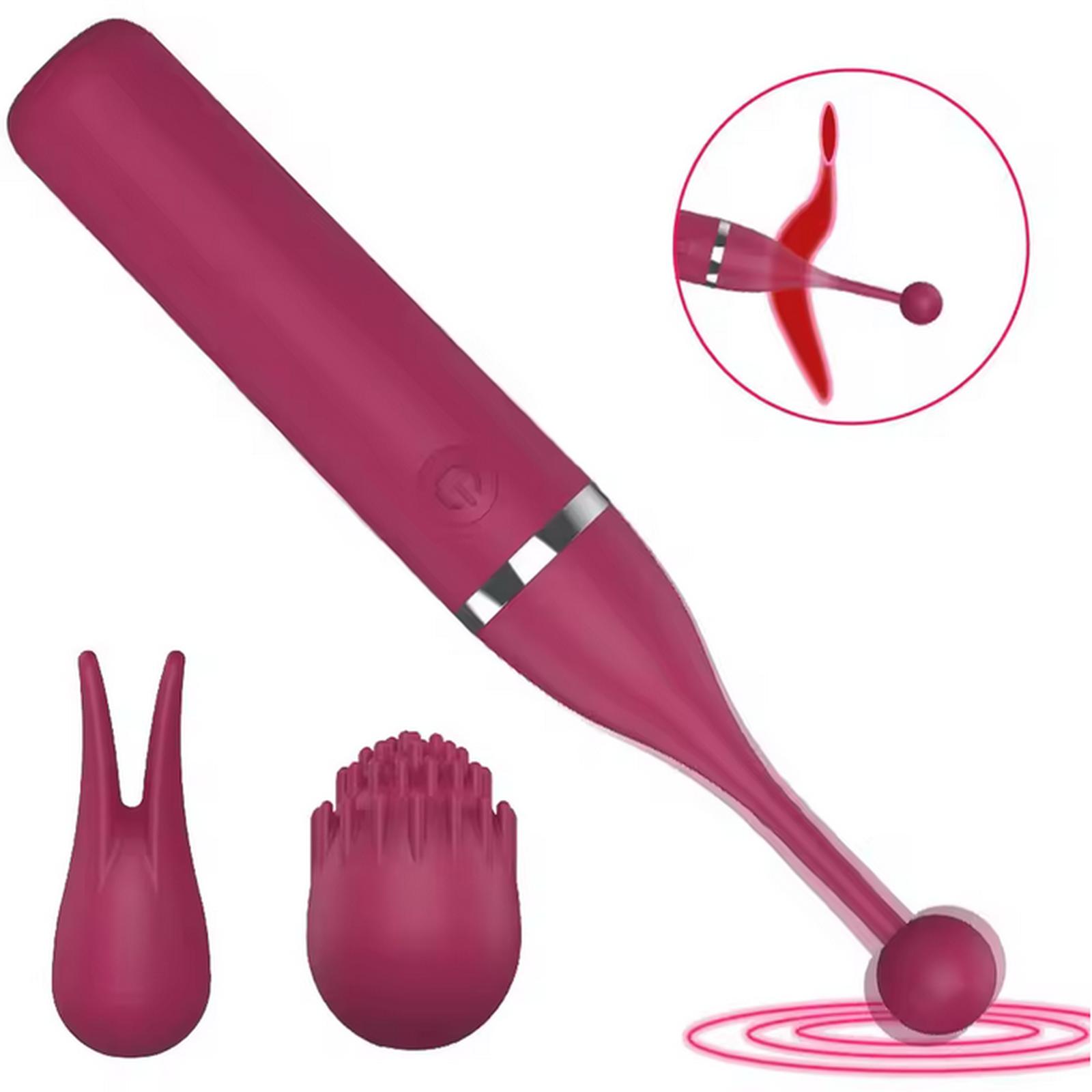 Beli 3 in 1 Vibrat Niplle clit - High Frequency Powerful Clit Vibrate toys Original - BeautyIDN Toys