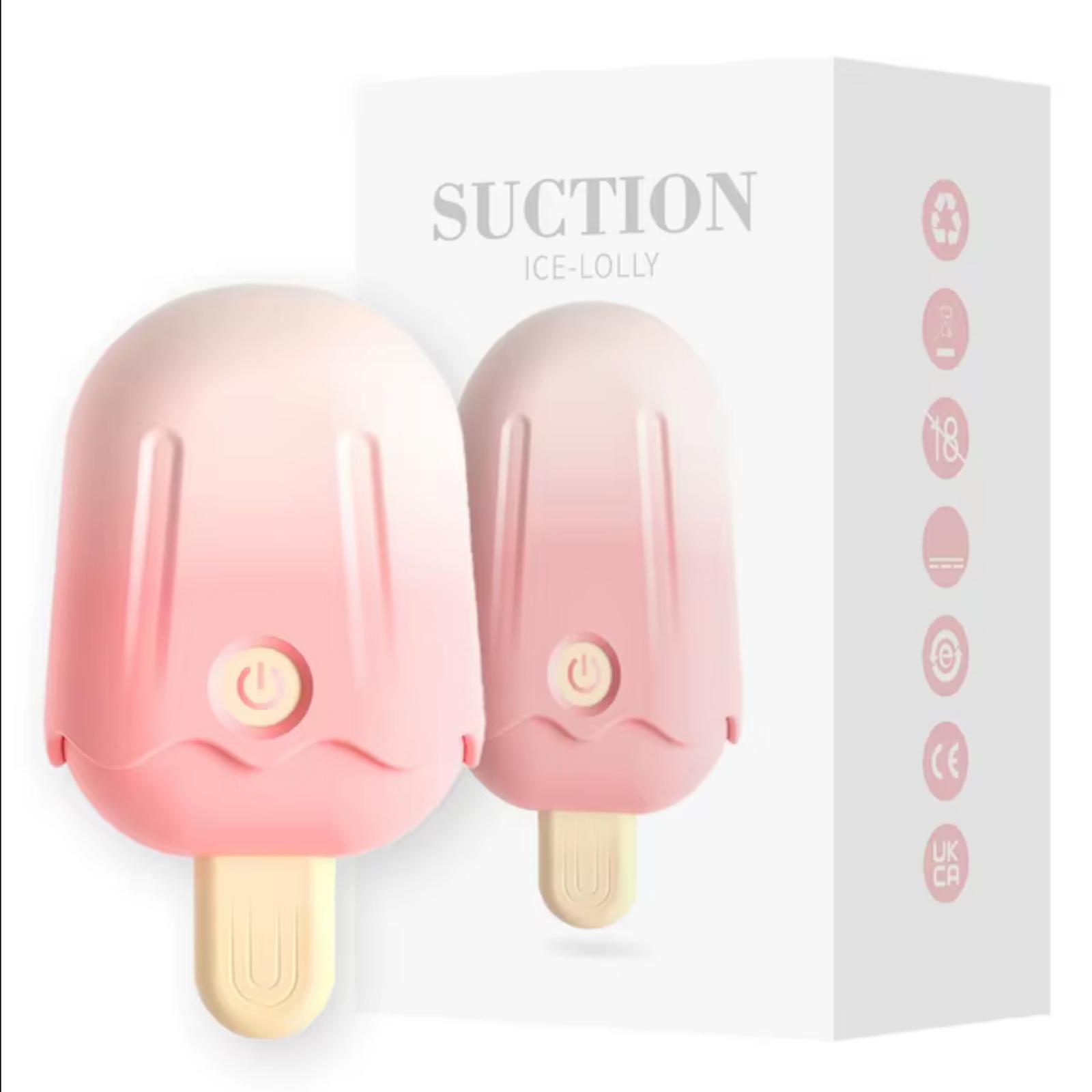 Beli Lilo Suction Ice Loly / Cute Ice Cream Vibrat Sucking Clit & Nipple Original - BeautyIDN Toys