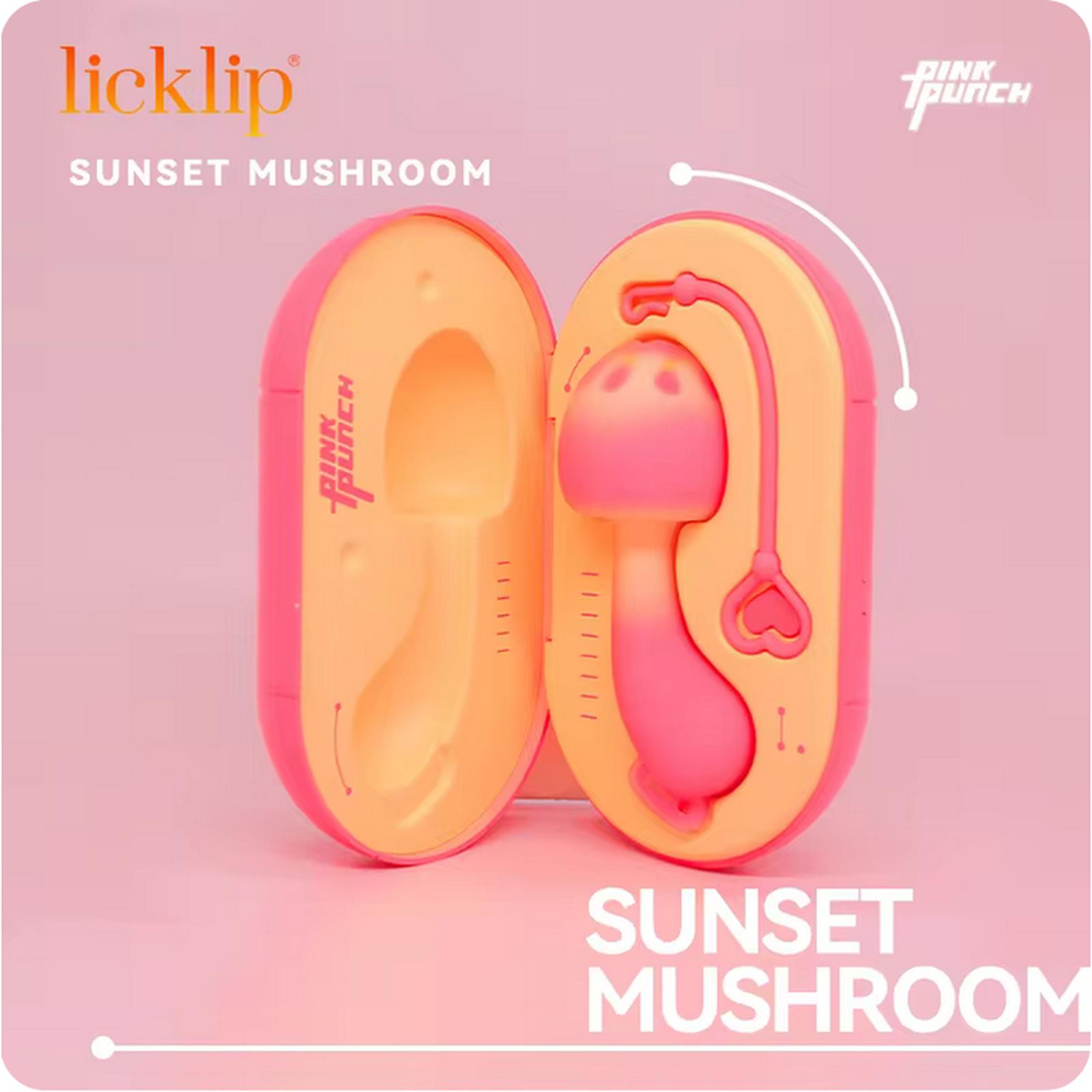 Beli Pink Punch Mushroom Love Egg Sunset Vibrat App Remote Control Wearable Toy vibate Original - BeautyIDN Toys
