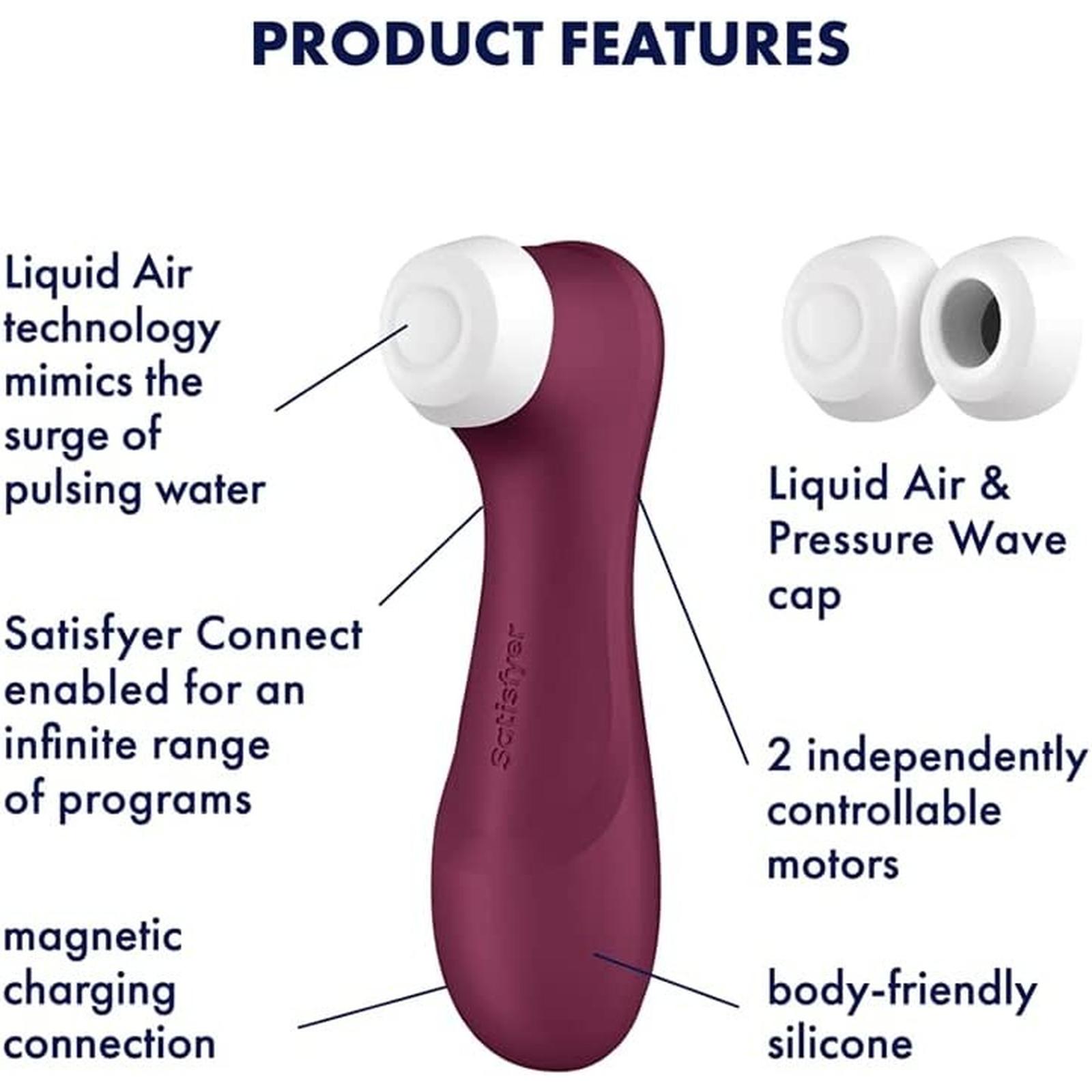 Beli SATISFYER PRO 2 -Pulse Stimulator, Sucking Pressure Waterproof / Satisfyer Pro 2 Gen 3 App Controlled Original - BeautyIDN Toys