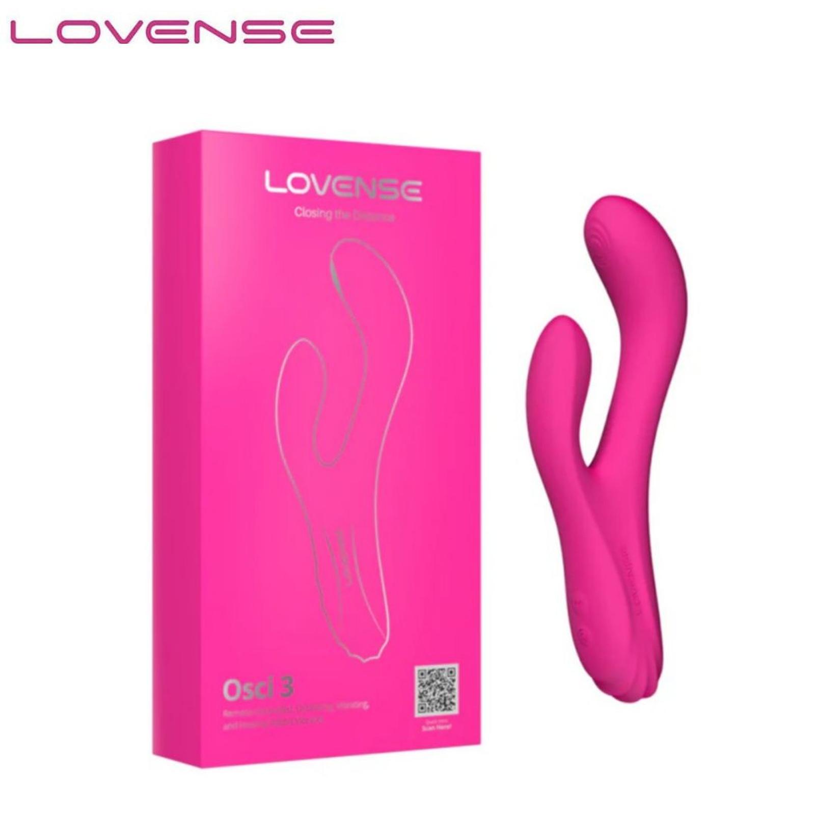 Beli Lovense Osci 3 Rabbit with App Control / Lovense App-Controlled Original - BeautyIDN Toys