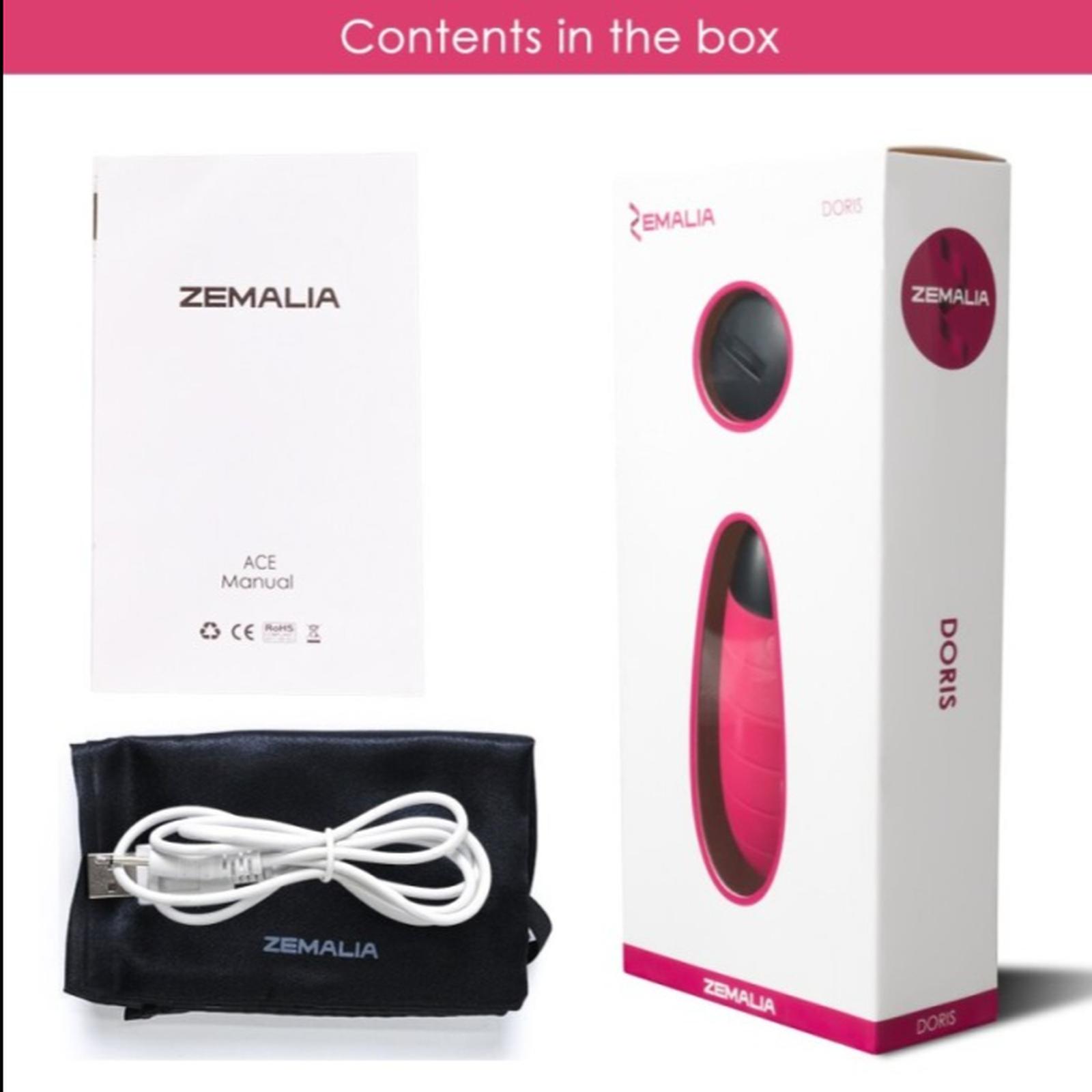 Beli ZEMALIA DORIS Silicone Bullet Vibe Egg Massager for Women Original - BeautyIDN Toys