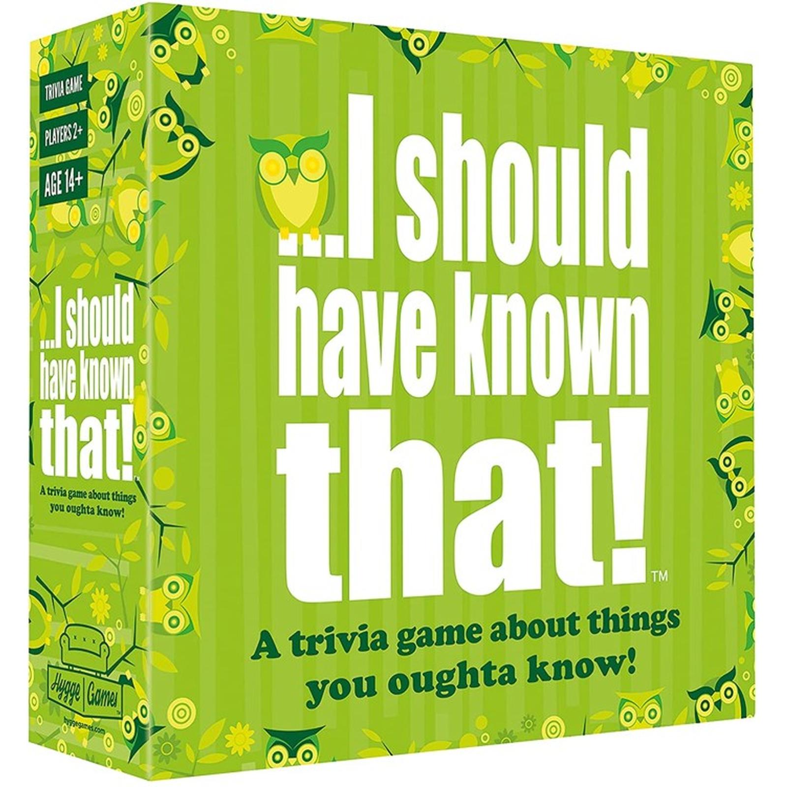 Beli Card Game I Should Have Know That! Trivia Green Fun Hygge Games Original - BeautyIDN Toys