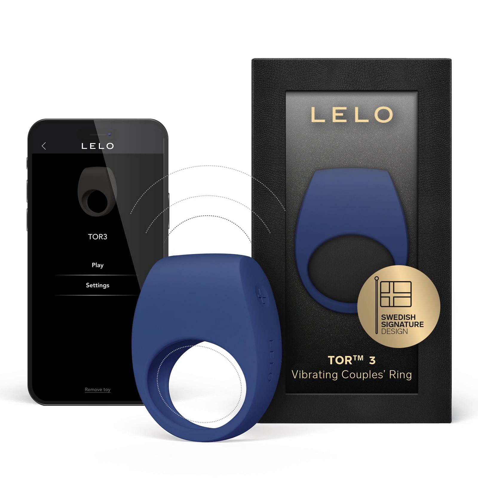 Beli LELO TOR 3 Vibrating  Cock Ring Couples App Controlled Handsfree Waterproof / Lelo Cock Ring Vibrat Original - BeautyIDN Toys
